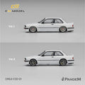 CM Model 1:64 Pandem BMW M3 E30 – Pearl White - GT Hobby Store
