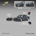CM Model 1/64 Pandem M3 E30 Metallic Gunmetal Gray - GT Hobby Store