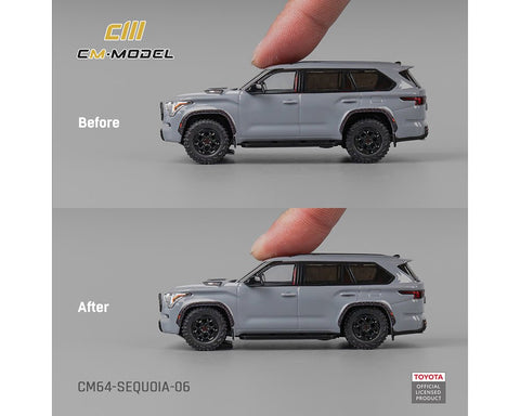 CM Model 1:64 Toyota Sequoia 2024 – Cement Grey - GT Hobby Store