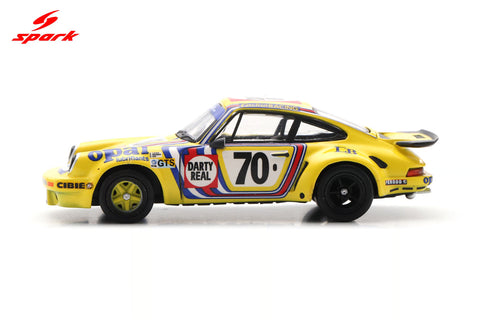 Spark 1/64 Porsche 911 Carrera RSR 3.0 No.70 24h Le Mans 1974 R. Touroul - H. Cachia - D. Rua