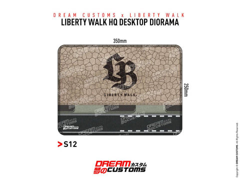 Dream Customs Desktop Diorama 350mmx 250mm With LB Logo - GT Hobby Store