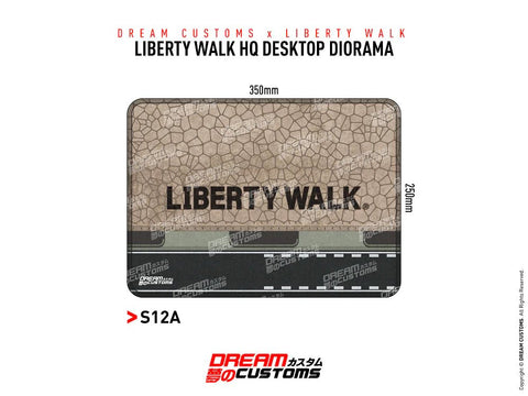 Dream Customs Desktop Diorama 350mmx 250mm With LIBERTYWALK - GT Hobby Store