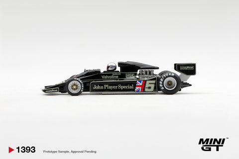 Mini GT 1/64 Lotus 78 #5 Mario Andretti 1977 US GP West Winner