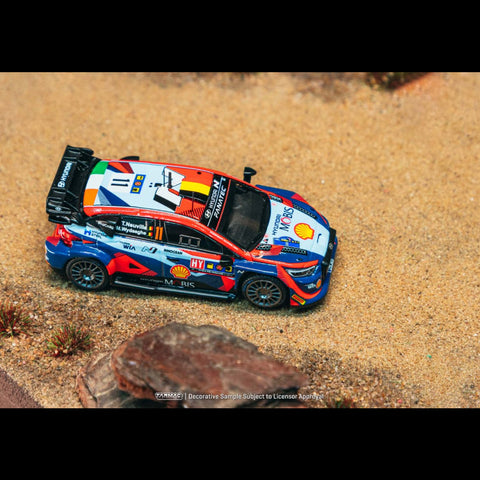 Tarmac Works 1/64 Hyundai i20 N Rally1 Hybrid WRC Central European Rally 2023 Winner Thierry Neuville / Martijn Wydaeghe – Hobby64
