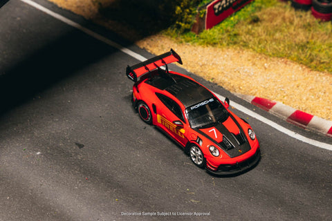 Tarmac Works x Minichamps 1/64 Porsche GT3RS (992.1) MR – Red – Showcase
