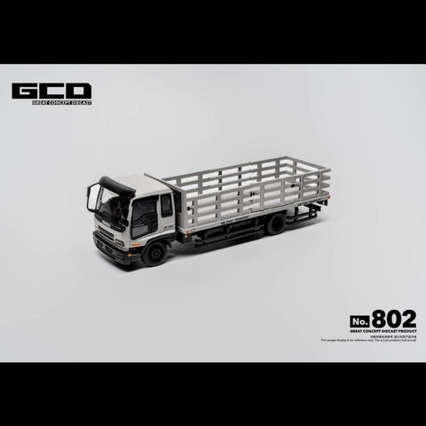 GCD 1/64 2002 Isuzu Forward Medium-Duty Truck - Air Force Combat Grey (RHD) - GT Hobby Store