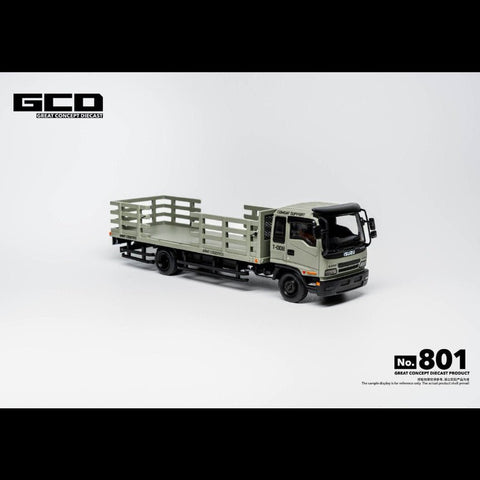 GCD 1/64 2002 Isuzu Forward Medium-Duty Truck - Military Green (RHD) - GT Hobby Store