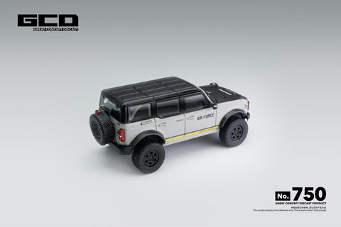 GCD 1/64 Bronco DarwinPRO AIR FORCE GREY (LHD) - GT Hobby Store