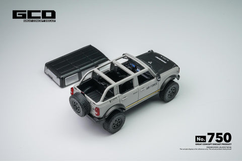 GCD 1/64 Bronco DarwinPRO AIR FORCE GREY (LHD) - GT Hobby Store