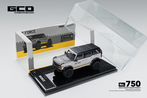 GCD 1/64 Bronco DarwinPRO AIR FORCE GREY (LHD) - GT Hobby Store