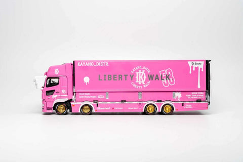 GCD 1/64 Hino 700 LB Pink - Kayano Distribution Edition - GT Hobby Store
