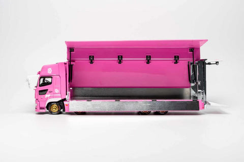 GCD 1/64 Hino 700 LB Pink - Kayano Distribution Edition - GT Hobby Store