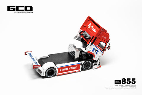 GCD 1/64 LB-Truck UD Quon - Red/White (RHD) - GT Hobby Store