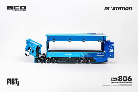 GCD 1/64 LBWK Mitsubishi Fuso Super Great Transport - Fist Livery (RHD) - GT Hobby Store