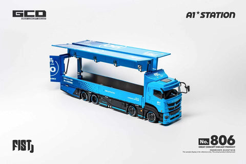 GCD 1/64 LBWK Mitsubishi Fuso Super Great Transport - Fist Livery (RHD) - GT Hobby Store