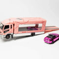 GCD 1/64 Lifting Van w/ Pink Pig Chrome MX-5 - GT Hobby Store