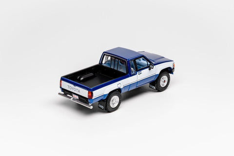GCD 1/64 Toyota Hilux SR5 XTRA Cab 1985 Blue (LHD) - GT Hobby Store