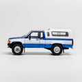 GCD 1/64 Toyota Hilux SR5 XTRA Cab 1985 Blue (LHD) - GT Hobby Store