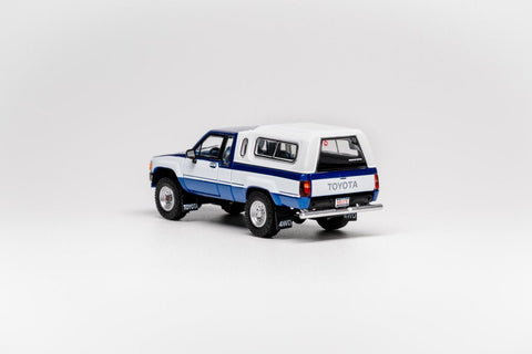 GCD 1/64 Toyota Hilux SR5 XTRA Cab 1985 Blue (LHD) - GT Hobby Store