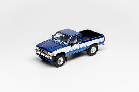 GCD 1/64 Toyota Hilux SR5 XTRA Cab 1985 Blue (LHD) - GT Hobby Store