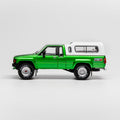 GCD 1/64 Toyota Hilux SR5 XTRA Cab 1985 Green (LHD) - GT Hobby Store