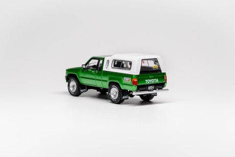 GCD 1/64 Toyota Hilux SR5 XTRA Cab 1985 Green (LHD) - GT Hobby Store