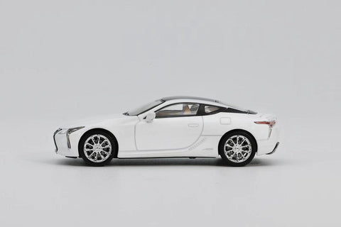 GCD X enchery 1/64 Lexus LC500 Standard Version - White (LHD) - GT Hobby Store
