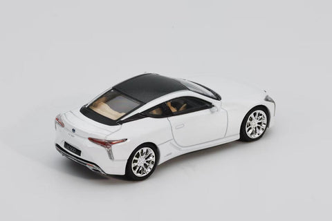 GCD X enchery 1/64 Lexus LC500 Standard Version - White (LHD) - GT Hobby Store
