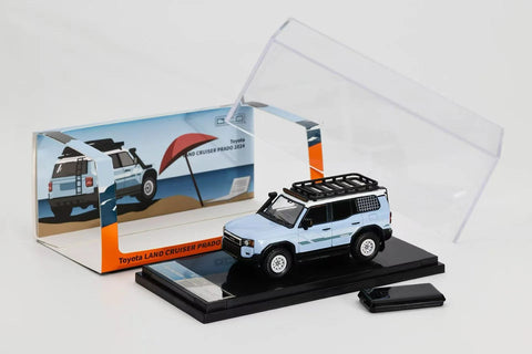 GCD x enchery 1/64 Toyota Land Cruiser Prado 2024-LHD Blue - GT Hobby Store