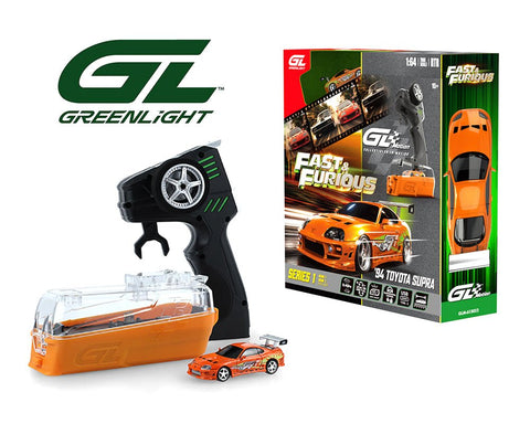 Greenlight Motion 1/64 RC The Fast & The Furious 1994 Toyota Supra “Brian’s Supra” Combo Set - GT Hobby Store