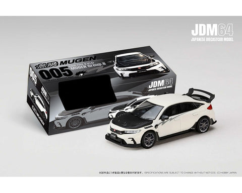 Hobby Japan 1:64 Honda Civic Type R (FL5) MUGEN Group B 2024 – Championship White - GT Hobby Store