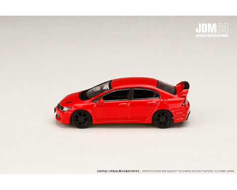 Hobby Japan 1:64 Honda Mugen Civic RR (FD2) – Milano Red – Mijo Exclusives - GT Hobby Store