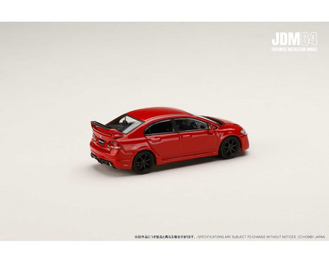 Hobby Japan 1:64 Honda Mugen Civic RR (FD2) – Milano Red – Mijo Exclusives - GT Hobby Store
