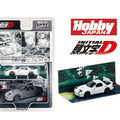 Hobby Japan 1:64 Initial D Diorama Set Series Mazda RX - 7 (FC3S) RedSuns Initial D Ryosuke Takahashi VS Kyoichi Sudou - GT Hobby Store