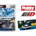 Hobby Japan 1:64 Initial D Diorama Set Series Toyota Corolla Levin (AE86) Wataru Akiyama VS Keisuke Takahashi - GT Hobby Store