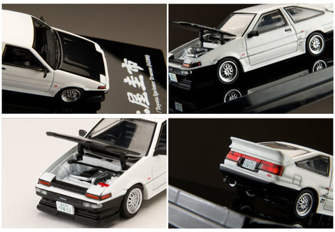 Hobby Japan 1/64 Toyota Sprinter Trueno GT APEX (AE86) DK Tsuchiya Street Tuning 1998 - GT Hobby Store