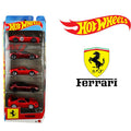 Hot Wheels 1:64 Basic 5 Pack Set 2026 Ferrari - GT Hobby Store