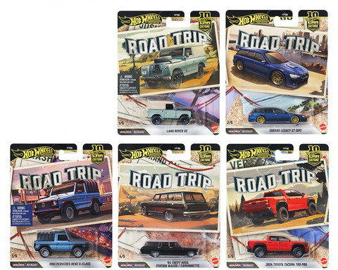 Hot Wheels 1:64 Car Culture 10th Anniversary 2026 Road Trip V Assortment (Sealed Case)