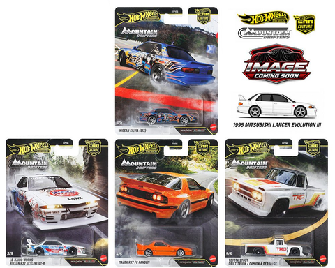 Hot Wheels 1/64 Car Culture 2027 A Release – Mountain Drifters - GT Hobby Store