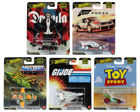 Hot Wheels 1:64 Pop Culture R Case 2026 Assortment (Set of 5) - GT Hobby Store