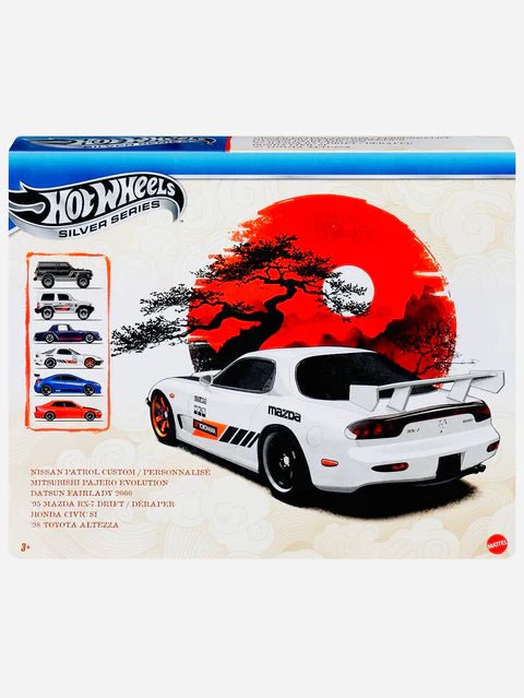 Hot Wheels 1:64 Silver Series Streets of Japan 6 - Pack - GT Hobby Store