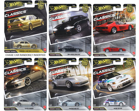 Hot Wheels Premium 1:64 Car Culture 10 - Piece Modern Classics S Assortment (Sealed Case) - GT Hobby Store