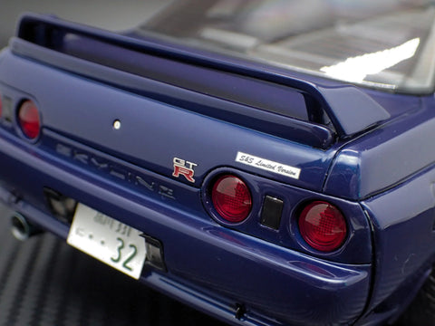 Ignition Model 1/18 BNR32 S&S Limited Version Blue Metallic - GT Hobby Store