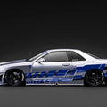 Ignition Model 1/18 LB-ER34 Super Silhouette SKYLINE Silver - GT Hobby Store