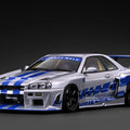 Ignition Model 1/18 LB-ER34 Super Silhouette SKYLINE Silver - GT Hobby Store
