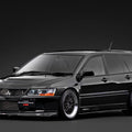 Ignition Model 1/18 Mitsubishi Lancer Evolution Wagon MR (CT9W) Black - GT Hobby Store