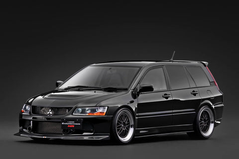 Ignition Model 1/18 Mitsubishi Lancer Evolution Wagon MR (CT9W) Black - GT Hobby Store