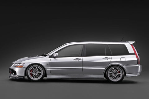 Ignition Model 1/18 Mitsubishi Lancer Evolution Wagon MR (CT9W) Silver - GT Hobby Store