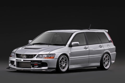 Ignition Model 1/18 Mitsubishi Lancer Evolution Wagon MR (CT9W) Silver - GT Hobby Store