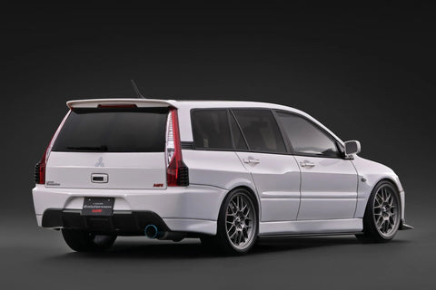 Ignition Model 1/18 Mitsubishi Lancer Evolution Wagon MR (CT9W) White - GT Hobby Store